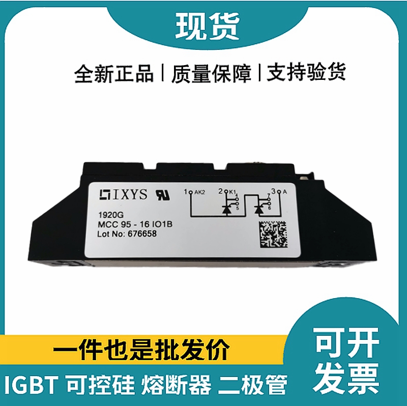 艾賽斯IXYS 功率晶閘管可控硅模塊 MCC95-16IO1B