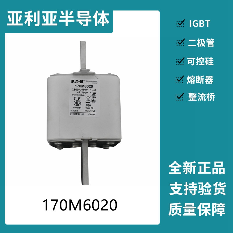 巴斯曼BUSSMANN低壓快速熔斷器 170M6020