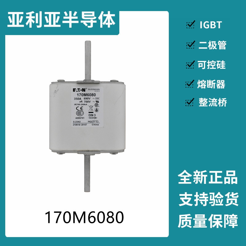 巴斯曼BUSSMANN低壓快速熔斷器 170M6080