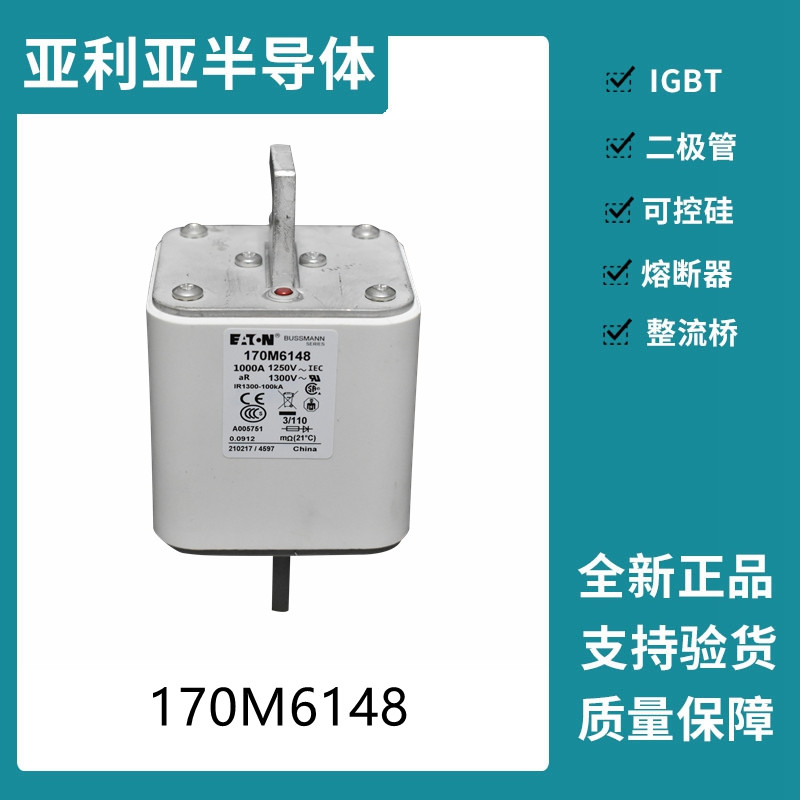 巴斯曼BUSSMANN低壓快速熔斷器 170M6148
